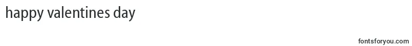 Fonte MyriadwebproCondensed – fontes do Dia de São Valentim